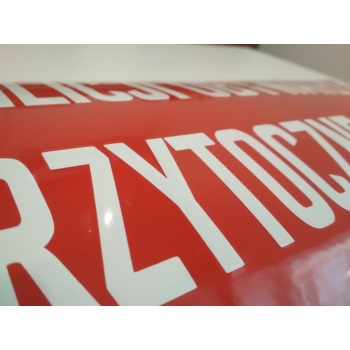 Tablica Urzędowa Emaliowana DOWOLNA TREŚĆ