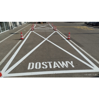 Oznakowanie poziome, malowanie poziome dróg