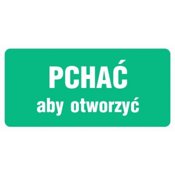 AC032 Pchać aby otworzyć