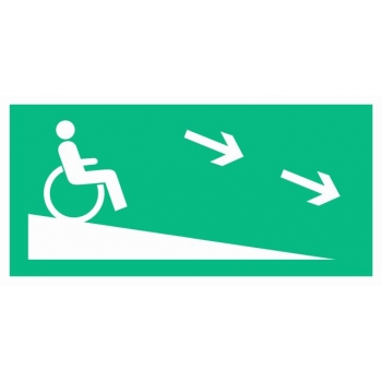 AC080 Droga ewakuacyjna dla niepełnosprawnych prawostronna