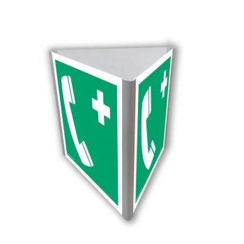 AE804 Telefon alarmowy (3D dościenny fotoluminescencyjny)