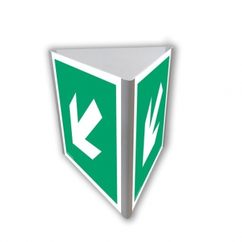 AE806 Kierunek drogi ewakuacyjnej (3D dościenny fotoluminescencyjny)