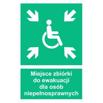 AF024 Miejsce zbiórki do ewakuacji dla niepełnosprawnych