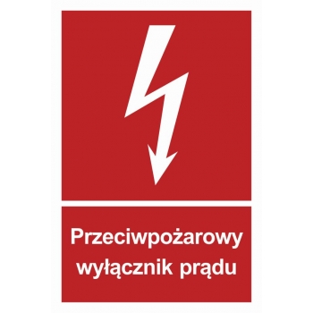 BB012 Przeciwpożarowy wyłącznik prądu