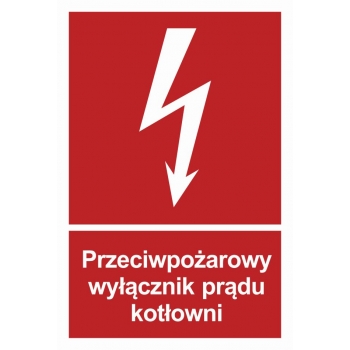BB024 Przeciwpożarowy wyłącznik prądu kotłowni