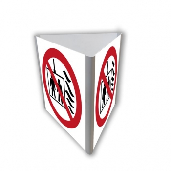 BB821 Nie używać dźwigu w przypadku pożaru (3D dościenny fotoluminescencyjny)