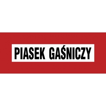 BC103 Piasek gaśniczy