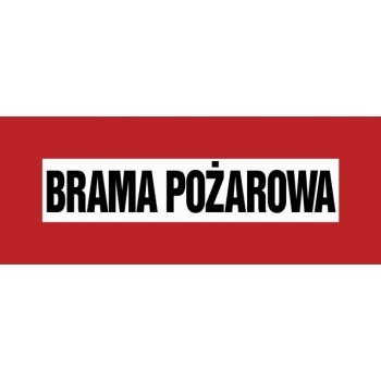 BC106 Brama pożarowa