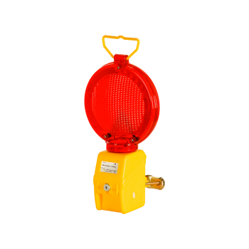 Lampa drogowa zmierzchowa czerwona U-35 jednobateryjna