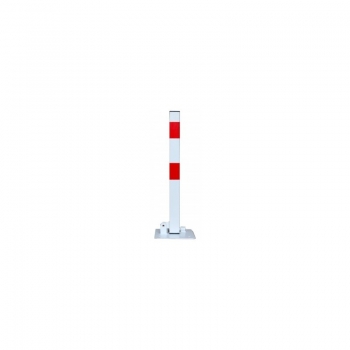 Blokada parkingowa słupek blokujący 60 cm + kłódka
