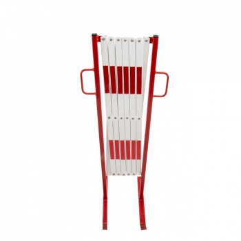 Barierka harmonijkowa składana metalowa nożycowa