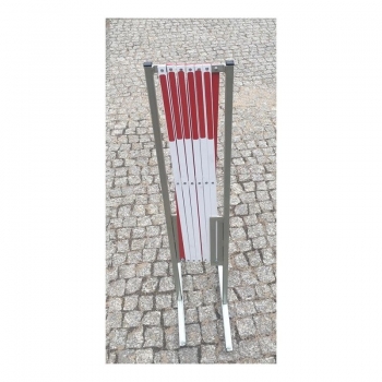 Barierka harmonijkowa składana drogowa nożycowa