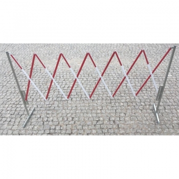 Barierka harmonijkowa składana drogowa nożycowa