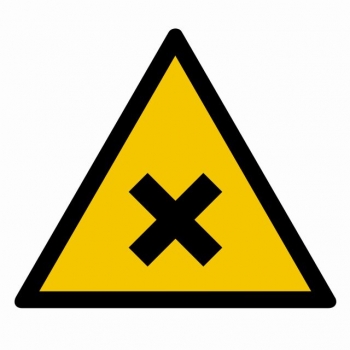 Znak Substancja szkodliwa lub drażniąca płyta sztywna PCV GE027