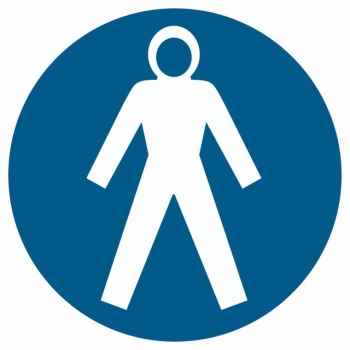 GK001 Nakaz stosowania kombinezonu ochronnego