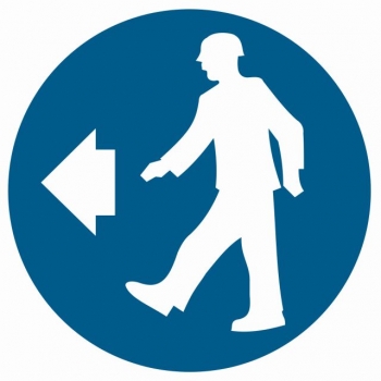 GK003 Nakaz kierunku przejścia w lewo