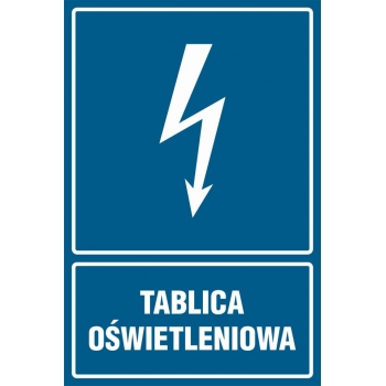Znak Tablica oświetleniowa folia samoprzylepna HG048