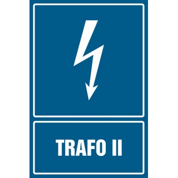 Znak Trafo II płyta sztywna PCV HG054