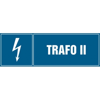 Znak Trafo II płyta sztywna PCV HH039