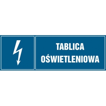 Znak Tablica oświetleniowa folia samoprzylepna HH052