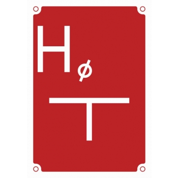 JB001 Tablica orientacyjna dla hydrantu