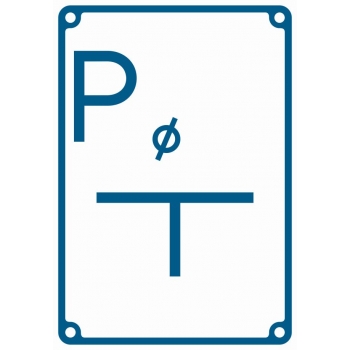 JB009 Tablica orientacyjna punktu pomiarowego