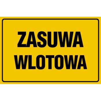 Znak Zasuwa wlotowa JD012