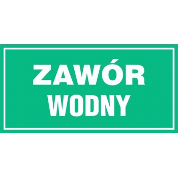 Znak Zawór wodny JD027