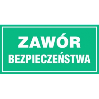 Znak Zawór bezpieczeństwa JD028
