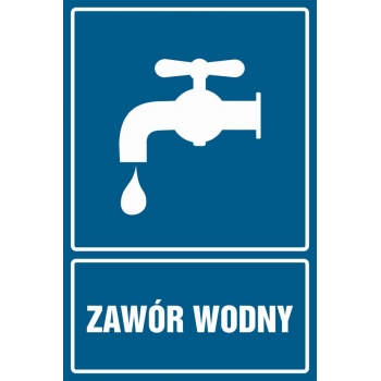 Znak Zawór wodny JD058