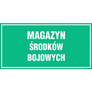 JE023 Magazyn środków bojowych płyta sztywna PCV