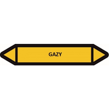 Oznakowanie rurociągów - GAZY
