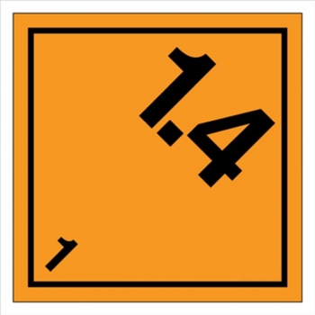 MB012 Materiały i przedmioty wybuchowe Klasa 1 Podklasa 1.4