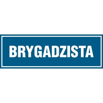 PA101 Brygadzista
