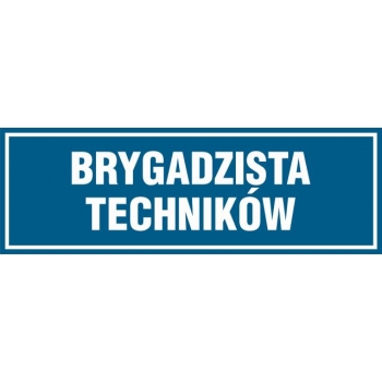 PA102 Brygadzista techników