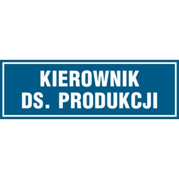 PA104 Kierownik ds. produkcji