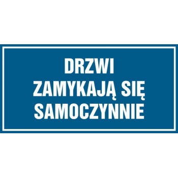 PA509 Drzwi zamykają się samoczynnie