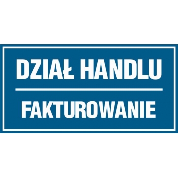PA510 Dział handlu Fakturowanie