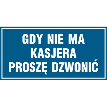 PA514 Gdy nie ma kasjera proszę dzwonić