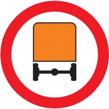 Znak drogowy zakazu B-13a