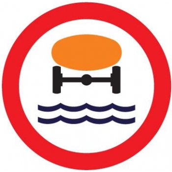 Znak drogowy zakazu B-14