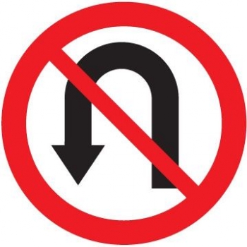 Znak drogowy zakazu B-23