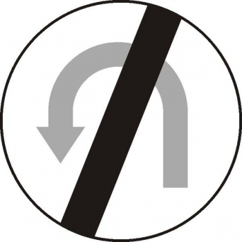 Znak drogowy zakazu B-24