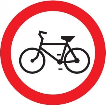 Znak drogowy zakazu B-9