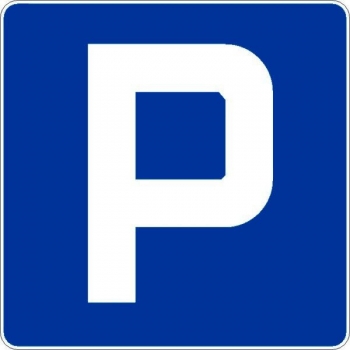 Znak drogowy informacyjny Znak D-18 parking