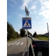 Znak aktywny D6 przejście dla pieszych Sign Flash znak solarny